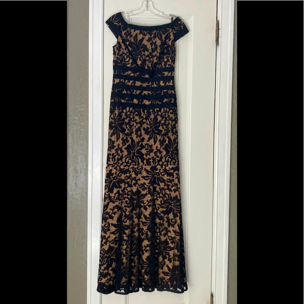 Tadashi Shoji lace gown